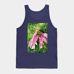 Watercolor Flower Tank Top